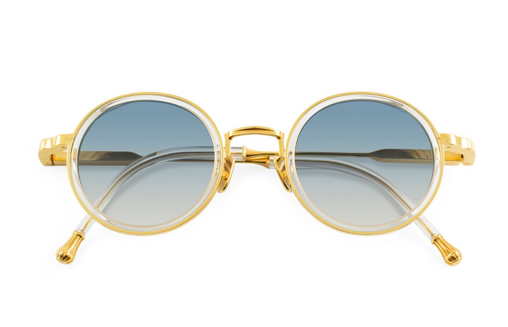 サングラス JOHN DALIA FW25 John Dalia - DANIEL - c190 (DANIEL C190) John Dalia Daniel C190 Crystal Sunglasses - eye-oo.com